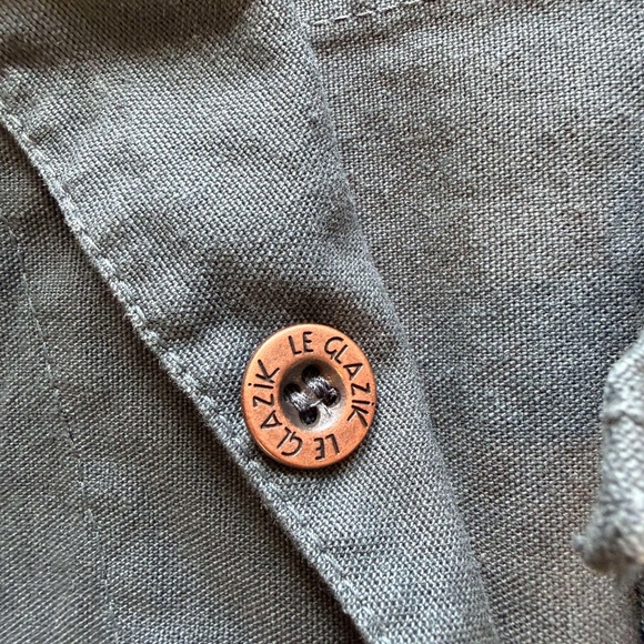 Le Glazik Authentic VAM Sailor's Smock Thym Canvas - Paris, France - Men's 48 - Picture 3 of 5